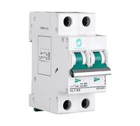 Interruptor Magnetotérmico de Circuito Fotovoltaico de 800VDC 2P 16A Curva C, Mini Disyuntor para Sistemas de Energía Solar y Sistemas de Comunicación de Corriente Contínua