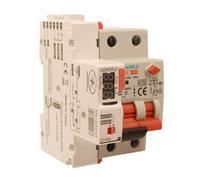 Interruptor magnetotérmico diferencial con rearme automático, RCBO tipo AC Curva C, Idn 30 mA/0,03 A, en 20 A, 1P + N 6 kA, 3 módulos, con 3 intentos de rearme (10s/60s/300s)