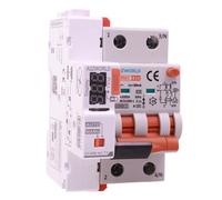 Interruptor magnetotérmico diferencial WIFI con reinicio automático, RCBO tipo A curva B, Idn 30mA / 0.03A, In 32A, APP Tuya Smart Life, 2P reales 6kA, 3 módulos, control remoto y manual