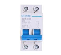 Interruptor MagnetotéRmico,Disyuntor Disyuntor 1P/2p, 12 V-125 V, Interruptor De Aire, CC 3 A-125 A, Protección Batería Coche Eléctrico, Protector Circuito(2P,6A)