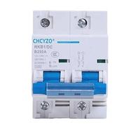 Interruptor MagnetotéRmico,Disyuntor Disyuntor CC 2p 12-125 V 1P Miniatura Automático Protector Vehículo Eléctrico 80A/100A/125A/200A/250A Protección De Batería(2P,250A)