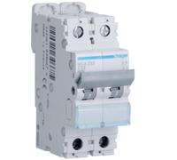 Interruptor Magnetotérmico Hager MCA232 2 Polos 32A Curva C 6kA 2 Módulos