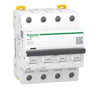 Interruptor Magnetotérmico Modular iC60N 4P Curva C 40A 6000A Acti9 Schneider