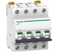 Interruptor Magnetotérmico Modular iC60N 4P Curva C 50A 6000A Acti9 Schneider