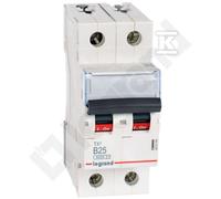 Interruptor magnetotérmico S 302 2P B 25A 6000A TX3 403389