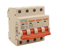 Interruptor magnetotérmico trifásico 4P 32A D32, curva D 10kA, 4 módulos DIN 380 V AC, certificado IEC60898-1, serie PB8H profesional