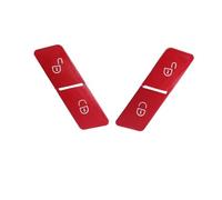 Interruptor Mando Elevalunas Botón interruptor bloqueo puerta Interior izquierda y derecha del coche, para C GLK W204 E Class W212 W207 GL ML para GLE para GLS W463 W156 W166(Red (1 Pair))