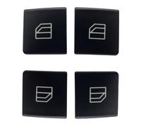 Interruptor Mando Elevalunas Para Benz Para C W204 Para C180 Para C200 Para C220 Para C230 Para GLK X204 Para GLK200 4 Unids/set Tapa De Cubierta De Botón De Ventana Botonera Ventana