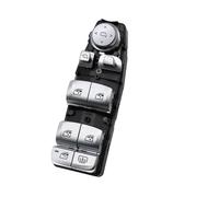 Interruptor Mando Elevalunas Para BMW 3 5 7 Para X3 Para X4 F30 F35 F25 F26 F07 F10 F18 F01 F02 Regulador Botón Control Interruptor Ventanilla Principal(Model B Silver)