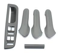 Interruptor Mando Elevalunas Para VW Para G&olf 4 Para MK4 Para B&ORA LHD Botón De Elevación Ventana Interior Automóvil Panel Control Cubiertas Manija De Puerta(1 Set Gray)