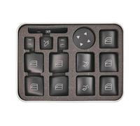 Interruptor Mando Elevalunas Piezas Coche Pegatinas reparación botón Interruptor Ventana para Benz para CLA 180 200 para GLA 180 200 2013 2014 2015 2016 2017 2018 2019 14x Mando Elevalunas