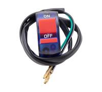 Interruptor Manillar Botón De Encendido/Apagado Interruptor Advertencia Apagado Llama Flash Manillar Faro para Accesorios Motocicleta ATV