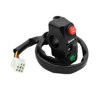 Interruptor Manillar Compatible Con Suzuki Interruptor De Motocicleta Scooters Interruptor De Botón De Luz Muy Cerca Indicador De Señales De Giro De Bocina