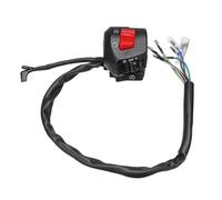 Interruptor Manillar Controlador De Luces Motocicletas 7/8 "para Faro De Señal De Giro De Bocina Universal De 12V Interruptor De Arranque Eléctrico De Doble Acelerador