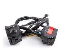 Interruptor Manillar Controlador De Luces Motocicletas 7/8 "para Faro De Señal De Giro De Bocina Universal De 12V Interruptor De Arranque Eléctrico De Doble Acelerador