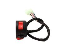 Interruptor Manillar Interruptor De Arranque Y Luz Apagado con Conector Hembra 7 Cables para Cuatriciclo Kazuma Coolster para 50 CC, 70, 90 110, Compatible Manillar 7/8"