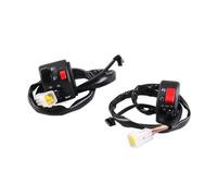 Interruptor Manillar Interruptor De Control De Manillar De Motocicleta De 7/8 ", Bocina, Faro De Señal De Giro, Lámpara Antiniebla, Conector De Interruptor De Arranque, Interruptor De Botón