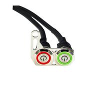 Interruptor Manillar Interruptor De Manillar De Motocicleta, Botón De Reinicio Manual, Control Doble De Encendido Y Apagado del Motor(Redgreen)