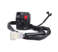 Interruptor Manillar Interruptores De Motocicleta De 7/8" 22mm Botón De Bocina Motocicleta Señal Giro Luz Antiniebla Eléctrica Interruptor Controlador Manillar De Arranque