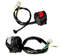 Interruptor Manillar Moto Controlador De Interruptor De Manillar De Motocicleta Botón Doble Izquierdo Y Derecho Para Bocina Faro De Señal De Giro Arranque Eléctrico