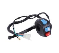 Interruptor Manillar Moto Interruptor de Los Faros, Interruptor de Intermitentes de Bocina 22mm con Maneta Freno