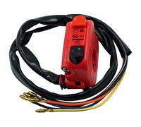 Interruptor Manillar Moto Interruptor de manillar de motocicleta, montaje Universal de motocicleta, botón de encendido y apagado, piezas de accesorios de Motor derecho lateral de 7/8"