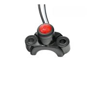 Interruptor Manillar Motocicleta 1 Interruptor Universal para Motocicleta Montaje Manillar Faro Delantero, Encendido, Apagado, Luz Antiniebla, Botón Encendido Apagado, Control Interruptor De Manija.