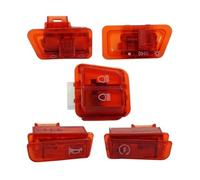 Interruptor Manillar Motocicleta 5 Piezas para Interruptores Motocicleta Dirección Tres Cables Atenuación Alta/Baja, Bocina, Piezas Arranque para Arena Central, Botón Controlador Indicador