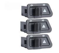 Interruptor Manillar Motocicleta Botón Interruptor Señal De Giro para Motocicleta, Luz De Flash Doble De 3 Pines, Arranque De Encendido/Apagado para Piezas Scooter, Reemplazo(Black-3pcs)