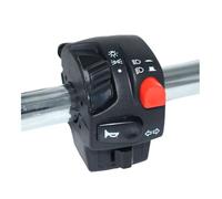 Interruptor Manillar Motocicleta Conjunto De Interruptor De Manillar De Motocicleta, Arranque del Motor, Bocina, Luz De Carretera, Luz Antiniebla, Botón Pulsador para Indicador De Control GS