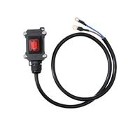 Interruptor Manillar Motocicleta Disyuntor De Motocicleta 12V/24V, Interruptor De Apagado del Motor, Batería Resistente(50cm Line)