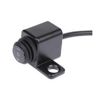 Interruptor Manillar Motocicleta Interruptor Control Manillar Motocicleta, Botón Indicador Encendido/Apagado/Encendido Montaje En Espejo Lateral, Foco para Todos Los Modelos,12 V