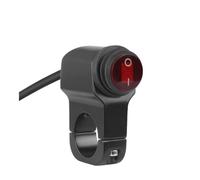 Interruptor Manillar Motocicleta Interruptor De Luz De Motocicleta De 12 V Y 10 A, 22 Mm, Botón Encendido/apagado Para Faros Delanteros, Accesorio Motor Luz Piloto, Interruptores De Control De Manija.