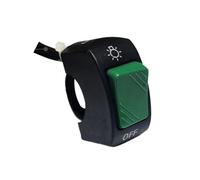 Interruptor Manillar Motocicleta Interruptor Encendido Y Apagado para Accesorios Motocicleta, Botón Pulsador 12 V, Conector para Manillar ATV, Scooter, Motocicleta, Indicador Palanca