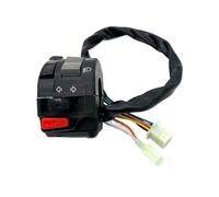 Interruptor Manillar Motocicleta Interruptor Izquierdo De 22 Mm Y 7/8" para Manillar De Motocicleta, Faro, Intermitente, Luz Antiniebla, Bocina para ATV RXK 125, Botón Pulsador