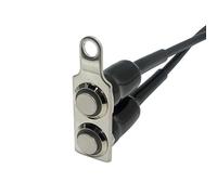 Interruptor Manillar Motocicleta Interruptor LED para Motocicleta, Manillar De Encendido Y Apagado, Interruptores De Montaje Ajustables, Botón, Luz Antiniebla De 12V(C-Selflock)