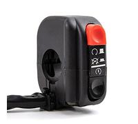 Interruptor Manillar Motocicleta Interruptores Control Universales Para Manillar Motocicleta Atv 7/8" 22mm Botón Bocina Señal Giro Arranque Luz Antiniebla Eléctrica