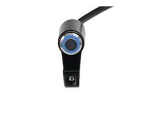 Interruptor Manillar para Motocicleta Interruptor De Manillar De Motocicleta De 22mm, Botón De Retorno Manual con Indicador, Interruptor De Manillar De Motocicleta, Interruptor De Control De Manillar