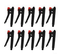 Interruptor manual rojo de 10 piezas para pulverizador eléctrico, accesorios del sistema de riego por goteo, interruptor de control de rociador agrícola de plástico, 7.25 pulgadas