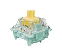 Interruptor mecánico de teclado de doble etapa de resorte serie Gateron JADE Kutethy X Yellow V3 Pro, interruptor lineal/pre lubricado/RGB/LED de 3 pines 55gf (Yellow V3 Pro, 36 unidades)