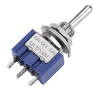 Interruptor Miniatura SPDT 3 Posiciones 6A On Off, Diseño Resistente para