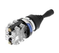 Interruptor Momentáneo Palanca de Mando 4NO Interruptor de 4 Posiciones con Retorno por Resorte y Manija para HKAI-41Z04 dia. 30mm