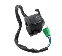 Interruptor montado en el manillar para motocicleta para uso en bocina, intermitente, ciclismo, cambio de modo de faro y compatibilidad de interfaz de arranque eléctrico (izquierda)