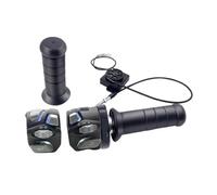 Interruptor moto Ajuste para controles de interruptor manillar motocicleta, bocina señal giro, botón inicio y apagado con 7/8 ''22mm Pulsador de arranque moto(Whit complite)