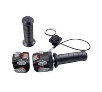 Interruptor moto Ajuste para controles de interruptor manillar motocicleta, bocina señal giro, botón inicio y apagado con 7/8 ''22mm Pulsador de arranque moto(Red complite)