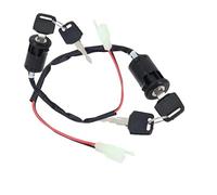 Interruptor moto Ajuste para interruptor de encendido motocicleta, accesorios, cerraduras puerta arranque(2PCS)