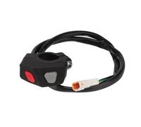 Interruptor moto Ajuste para motocicleta EXC-F SXF XC TE FE FX, botón de dos funciones, arranque eléctrico, interruptor encendido/apagado Pulsador de arranque moto(B)