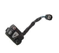 Interruptor moto Manillar Interruptor De Control Del Manillar De La Motocicleta De 22mm Para Click 125 150 Señal De Giro De Luz De Peligro De Haz Para Alto Y Bajo