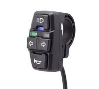 Interruptor Motocicleta 1 Unidad Interruptor Motocicleta 48V/36V Control Encendido/apagado Universal Claxon Señal Giro Para Manillar