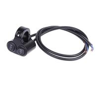 Interruptor Motocicleta Interruptor Control Manillar Motocicleta 12 V Doble Botón Intermitente Faro Universal 22 Mm 7/8 "